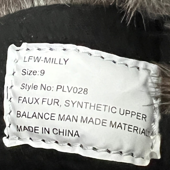 New, NIOB, Women's London Fog Milly Winter Snow Boots Faux Fur,  Size 9 - Picture 7 of 9